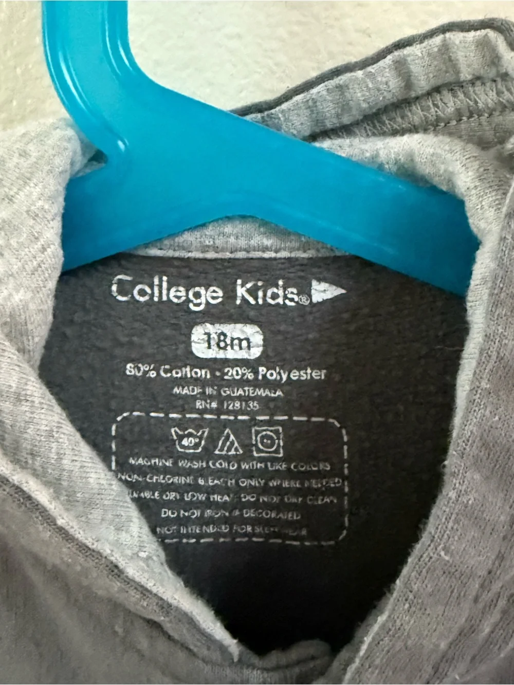 Kids Two-Tone Grey Hooded Jacket with Stripe Trim